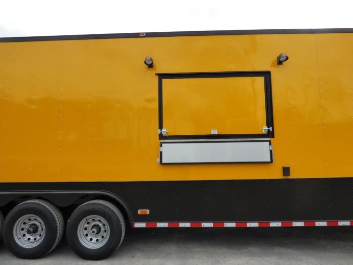 8.5' x 52' Concession Food Trailer Gooseneck Yellow 17 8.5' x 52' Concession Food Trailer Gooseneck Yellow - Image 17