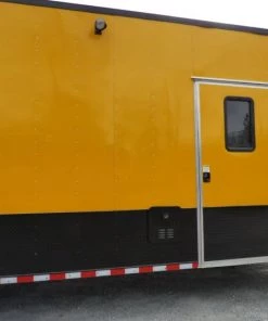 8.5' x 52' Concession Food Trailer Gooseneck Yellow 68 8.5' x 52' Concession Food Trailer Gooseneck Yellow -Cheap Concession Trailers Shop p1300176 1