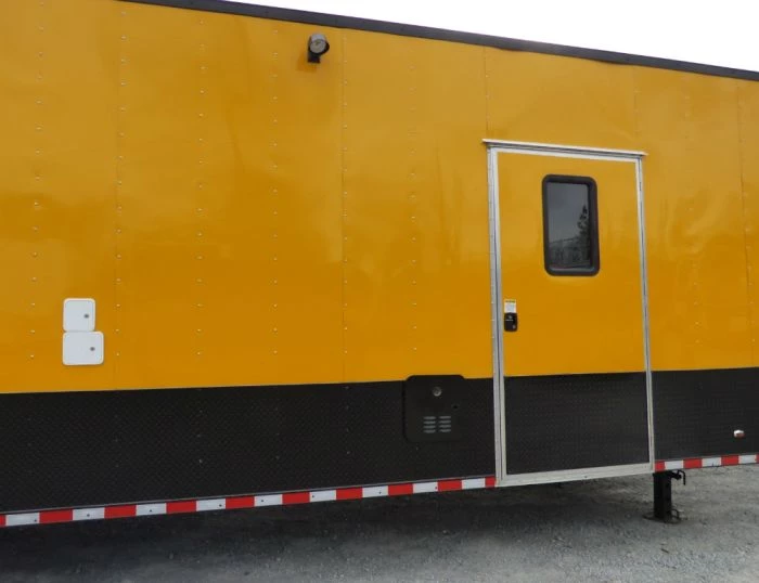 8.5' x 52' Concession Food Trailer Gooseneck Yellow 32 8.5' x 52' Concession Food Trailer Gooseneck Yellow - Image 32