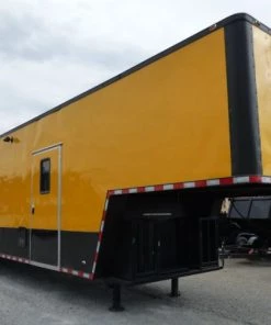 8.5' x 52' Concession Food Trailer Gooseneck Yellow 41 8.5' x 52' Concession Food Trailer Gooseneck Yellow -Cheap Concession Trailers Shop p1300178 1