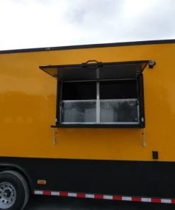8.5' x 52' Concession Food Trailer Gooseneck Yellow 64 8.5' x 52' Concession Food Trailer Gooseneck Yellow -Cheap Concession Trailers Shop p1300180 1