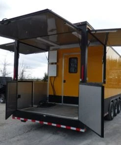 8.5' x 52' Concession Food Trailer Gooseneck Yellow 42 8.5' x 52' Concession Food Trailer Gooseneck Yellow -Cheap Concession Trailers Shop p1300182 1