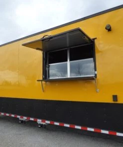 8.5' x 52' Concession Food Trailer Gooseneck Yellow 49 8.5' x 52' Concession Food Trailer Gooseneck Yellow -Cheap Concession Trailers Shop p1300184