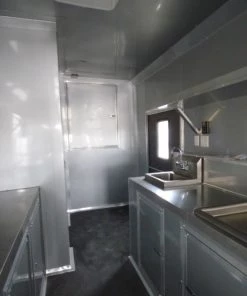 8.5' x 52' Concession Food Trailer Gooseneck Yellow 54 8.5' x 52' Concession Food Trailer Gooseneck Yellow -Cheap Concession Trailers Shop p1300195