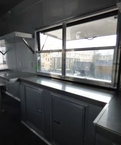 8.5' x 52' Concession Food Trailer Gooseneck Yellow 71 8.5' x 52' Concession Food Trailer Gooseneck Yellow -Cheap Concession Trailers Shop p1300199