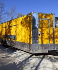 8.5' x 25' Concession Food Yellow Trailer -Cheap Concession Trailers Shop p1300413