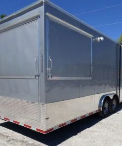 8.5' x 27' Concession Trailer Silver Frost Food Event Catering -Cheap Concession Trailers Shop p1300808