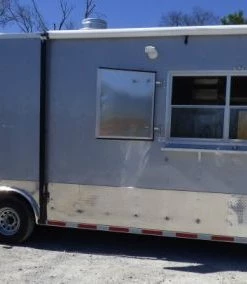 8.5' x 27' Concession Trailer Silver Frost Food Event Catering -Cheap Concession Trailers Shop p1300811