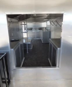 8.5' x 27' Concession Trailer Silver Frost Food Event Catering -Cheap Concession Trailers Shop p1300825