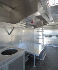 8.5' x 27' Concession Trailer Silver Frost Food Event Catering -Cheap Concession Trailers Shop p1300829