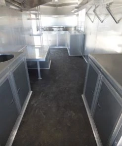 8.5' x 27' Concession Trailer Silver Frost Food Event Catering -Cheap Concession Trailers Shop p1300831