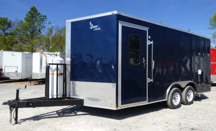 8.5' x 16' Concession Trailer Indigo Blue Food Event Catering 17 8.5' x 16' Concession Trailer Indigo Blue Food Event Catering - Image 17