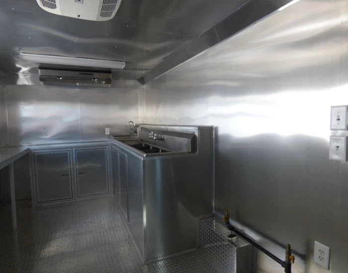 8.5' x 16' Concession Trailer Indigo Blue Food Event Catering 14 8.5' x 16' Concession Trailer Indigo Blue Food Event Catering - Image 14