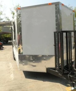 Concession Trailer 8.5'x20' White - BBQ Smoker Food Concession -Cheap Concession Trailers Shop p7180017 1 1