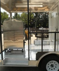 Concession Trailer 8.5'x20' White - BBQ Smoker Vending Concession 25 Concession Trailer 8.5'x20' White - BBQ Smoker Vending Concession -Cheap Concession Trailers Shop p7190001 2 1 1