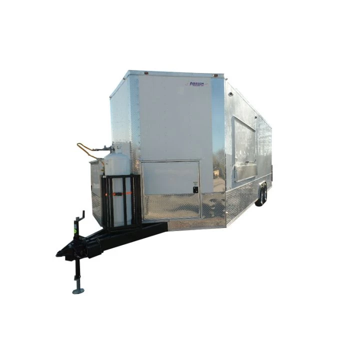 8.5' x 24' White Concession Food Trailer With Appliances 1 8.5' x 24' White Concession Food Trailer With Appliances