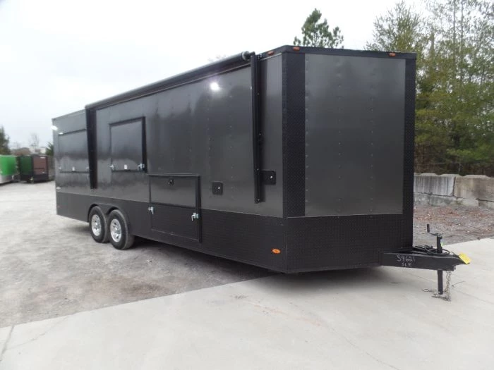 8.5' x 24' Black Catering Event Concession Food Trailer 15 8.5' x 24' Black Catering Event Concession Food Trailer - Image 15