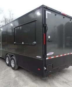 8.5' x 24' Black Catering Event Concession Food Trailer 58 8.5' x 24' Black Catering Event Concession Food Trailer -Cheap Concession Trailers Shop sam 0020 1