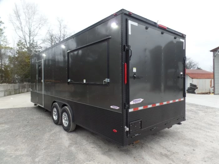 8.5' x 24' Black Catering Event Concession Food Trailer 25 8.5' x 24' Black Catering Event Concession Food Trailer - Image 25