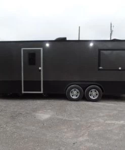 8.5' x 24' Black Catering Event Concession Food Trailer 62 8.5' x 24' Black Catering Event Concession Food Trailer -Cheap Concession Trailers Shop sam 0021 1
