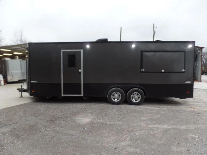 8.5' x 24' Black Catering Event Concession Food Trailer 29 8.5' x 24' Black Catering Event Concession Food Trailer - Image 29