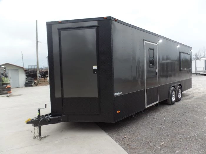 8.5' x 24' Black Catering Event Concession Food Trailer 10 8.5' x 24' Black Catering Event Concession Food Trailer - Image 10