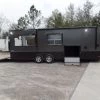 8.5' x 24' Black Catering Event Concession Food Trailer