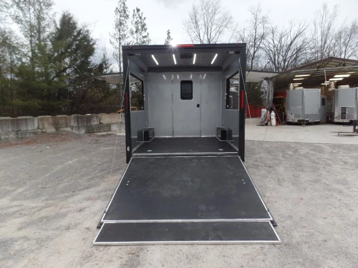 8.5' x 24' Black Catering Event Concession Food Trailer 2 8.5' x 24' Black Catering Event Concession Food Trailer - Image 2