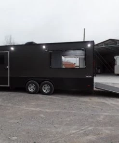 8.5' x 24' Black Catering Event Concession Food Trailer 45 8.5' x 24' Black Catering Event Concession Food Trailer -Cheap Concession Trailers Shop sam 0031 1