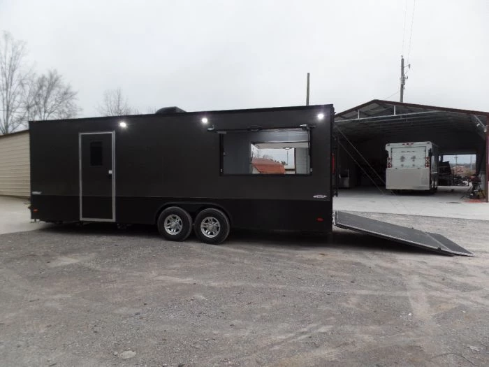 8.5' x 24' Black Catering Event Concession Food Trailer 12 8.5' x 24' Black Catering Event Concession Food Trailer - Image 12