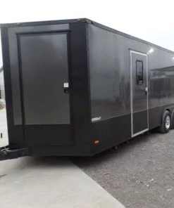 8.5' x 24' Black Catering Event Concession Food Trailer 53 8.5' x 24' Black Catering Event Concession Food Trailer -Cheap Concession Trailers Shop sam 0032 1
