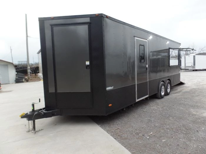 8.5' x 24' Black Catering Event Concession Food Trailer 20 8.5' x 24' Black Catering Event Concession Food Trailer - Image 20