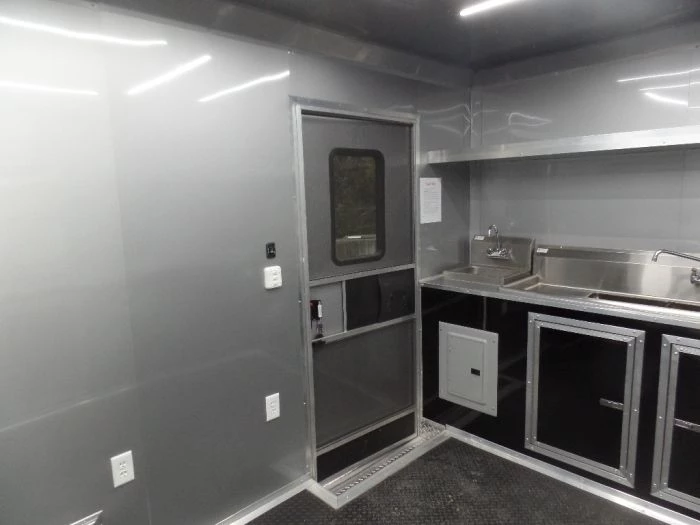 8.5' x 24' Black Catering Event Concession Food Trailer 19 8.5' x 24' Black Catering Event Concession Food Trailer - Image 19