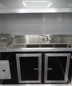 8.5' x 24' Black Catering Event Concession Food Trailer 46 8.5' x 24' Black Catering Event Concession Food Trailer -Cheap Concession Trailers Shop sam 0044 1