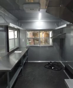 8.5' x 18' Indigo Blue Flat Nose Concession Food Trailer -Cheap Concession Trailers Shop sam 0212 1 1