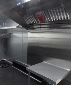 8.5' x 18' Indigo Blue Flat Nose Concession Food Trailer -Cheap Concession Trailers Shop sam 0213 1 1