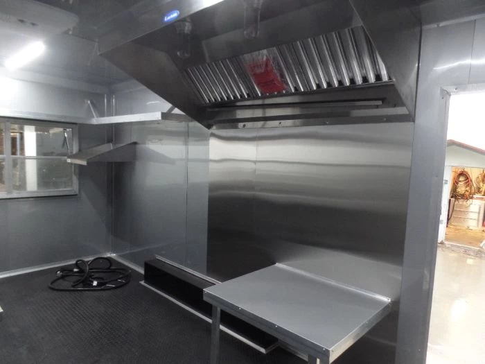 8.5' x 18' Indigo Blue Flat Nose Concession Food Trailer With Appliances 10 8.5' x 18' Indigo Blue Flat Nose Concession Food Trailer With Appliances - Image 10