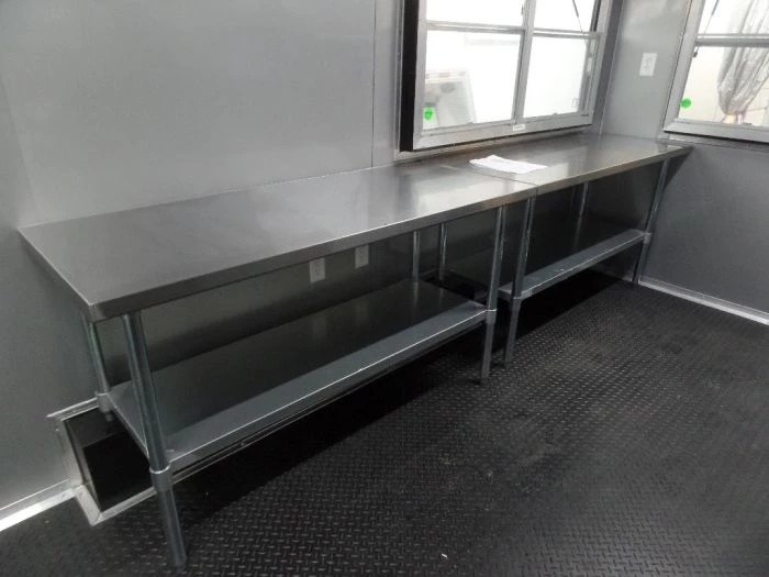 8.5' x 18' Indigo Blue Flat Nose Concession Food Trailer With Appliances 5 8.5' x 18' Indigo Blue Flat Nose Concession Food Trailer With Appliances - Image 5