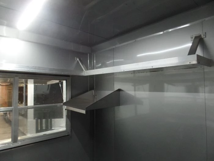 8.5' x 18' Indigo Blue Flat Nose Concession Food Trailer With Appliances 4 8.5' x 18' Indigo Blue Flat Nose Concession Food Trailer With Appliances - Image 4