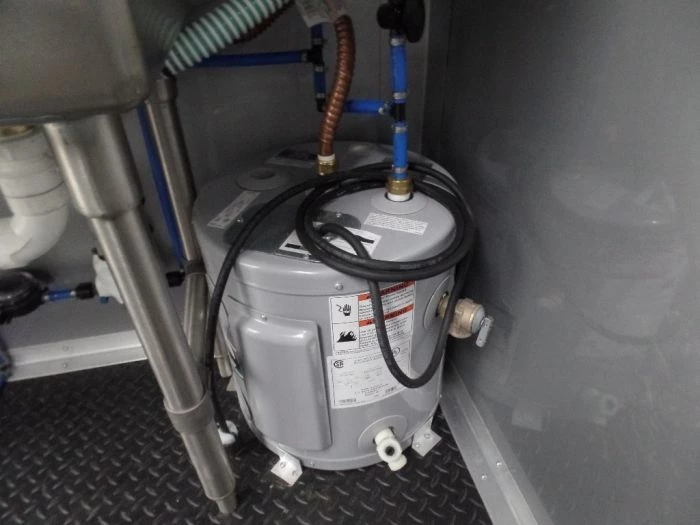 8.5' x 18' Indigo Blue Flat Nose Concession Food Trailer With Appliances 6 8.5' x 18' Indigo Blue Flat Nose Concession Food Trailer With Appliances - Image 6