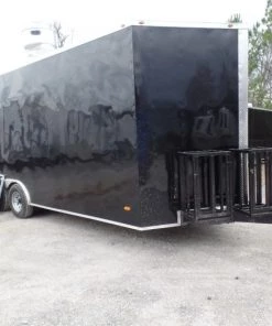 8.5' x 20' Black Food Event Concession Food Trailer -Cheap Concession Trailers Shop sam 0231 1