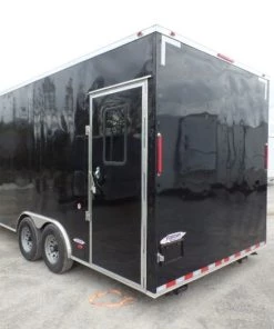 8.5' x 20' Black Food Event Concession Food Trailer -Cheap Concession Trailers Shop sam 0235 1