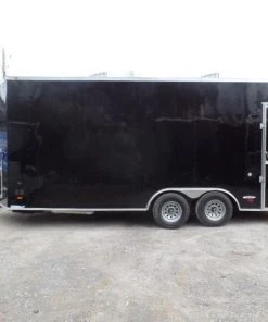 8.5' x 20' Black Food Event Concession Food Trailer -Cheap Concession Trailers Shop sam 0236