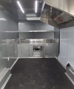 8.5' x 20' Black Food Event Concession Food Trailer -Cheap Concession Trailers Shop sam 0245
