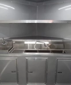 8.5' x 20' Black Food Event Concession Food Trailer -Cheap Concession Trailers Shop sam 0251