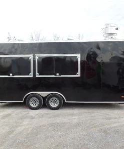 8.5' x 20' Black Concession Food Trailer 36 8.5' x 20' Black Concession Food Trailer -Cheap Concession Trailers Shop sam 0259 1 2