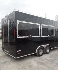 8.5' x 20' Black Concession Food Trailer 39 8.5' x 20' Black Concession Food Trailer -Cheap Concession Trailers Shop sam 0260 2