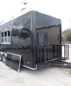 8.5' x 20' Black Concession Food Trailer 44 8.5' x 20' Black Concession Food Trailer -Cheap Concession Trailers Shop sam 0261 2 1