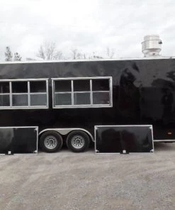 8.5' x 20' Black Concession Food Trailer 47 8.5' x 20' Black Concession Food Trailer -Cheap Concession Trailers Shop sam 0262 2 1