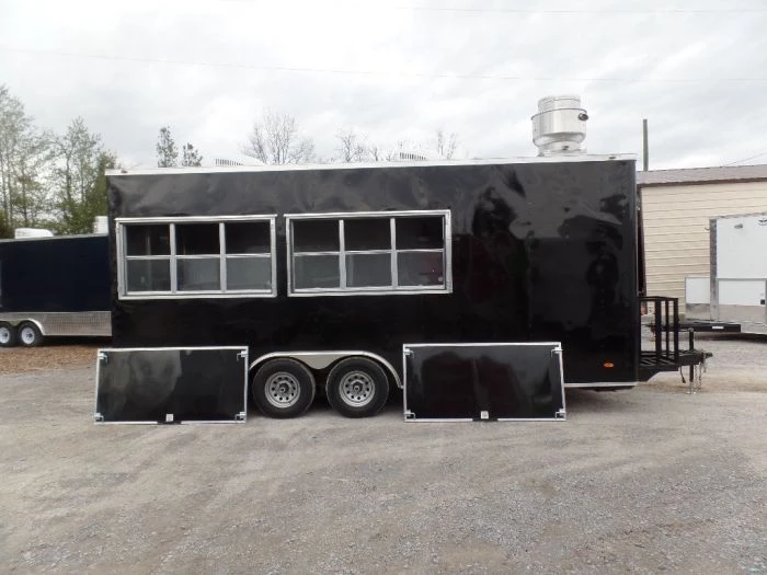 8.5' x 20' Black Concession Food Trailer With Appliances 26 8.5' x 20' Black Concession Food Trailer With Appliances - Image 26